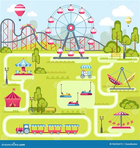 I'll make my own theme park Blank Template .